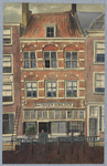 30085 Gezicht op de voorgevel van het huis Choorstraat E 3 te Utrecht.N.B. Het adres wijk E, nr. 3 is in 1890 gewijzigd ...